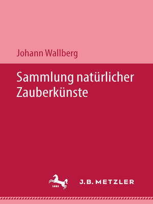 cover image of Sammlung natürlicher Zauberkünste